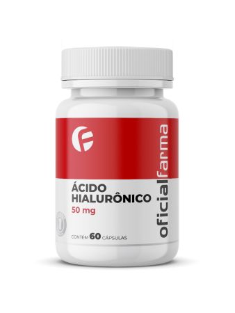 &Aacute;cido Hialur&ocirc;nico 50Mg 60 C&aacute;psulas