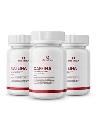 3 Cafeína 200mg 120 Cápsulas
