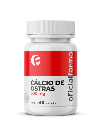 C&aacute;lcio de Ostras 500 Mg 60 c&aacute;psulas