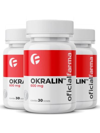 3 Okralin (Controle da Absor&ccedil;&atilde;o de Gordura) 600mg 30 Doses