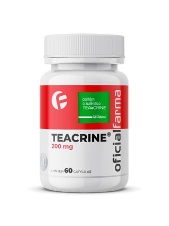Teacrine 200Mg 60 C&aacute;psulas Com Selo de Autenticidade