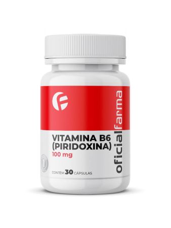 Vitamina B6 (Piridoxina) 100Mg 30 C&aacute;psulas