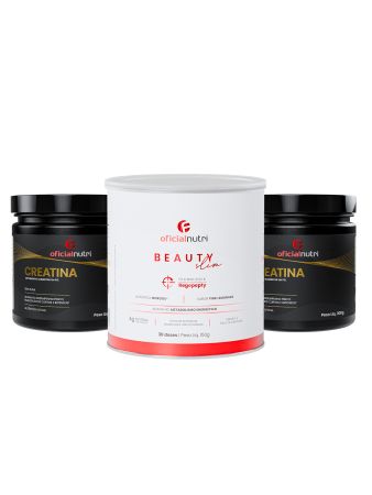 2 Creatina 300g + Beauty Slim
